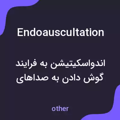 معنی endoauscultation به فارسی معنی endoauscultation به فارسی