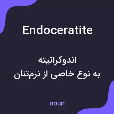 معنی endoceratite به فارسی معنی endoceratite به فارسی