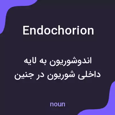 معنی endochorion به فارسی معنی endochorion به فارسی