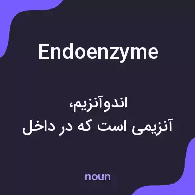 معنی endoenzyme به فارسی معنی endoenzyme به فارسی