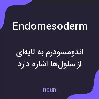 معنی endomesoderm به فارسی معنی endomesoderm به فارسی