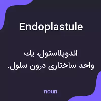 معنی endoplastule به فارسی معنی endoplastule به فارسی