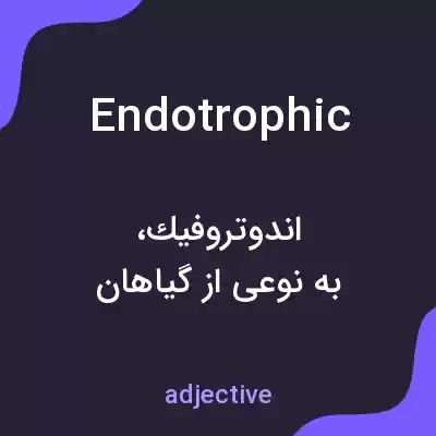 معنی endotrophic به فارسی معنی endotrophic به فارسی