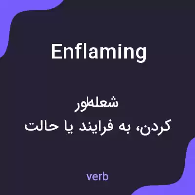 معنی enflaming به فارسی معنی enflaming به فارسی