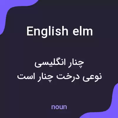 معنی english elm به فارسی معنی english elm به فارسی