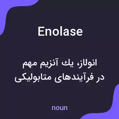 معنی enolase به فارسی معنی enolase به فارسی