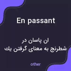 معنی en passant به فارسی
