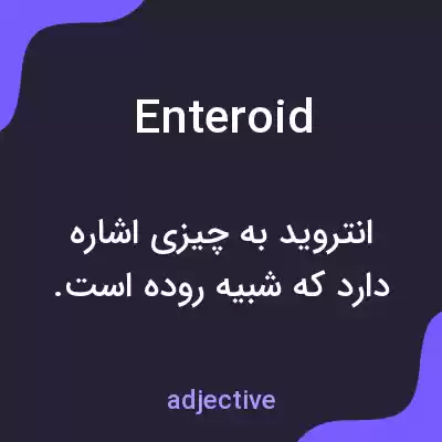 معنی enteroid به فارسی معنی enteroid به فارسی