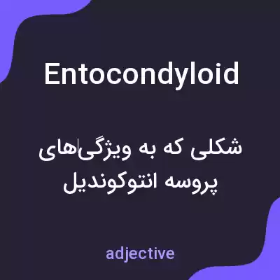 معنی entocondyloid به فارسی