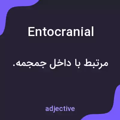 معنی entocranial به فارسی معنی entocranial به فارسی