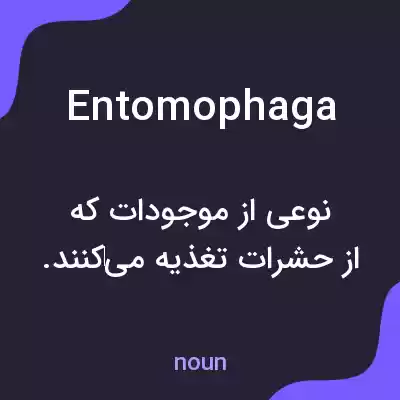 معنی entomophaga به فارسی معنی entomophaga به فارسی