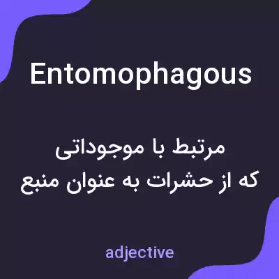 معنی entomophagous به فارسی معنی entomophagous به فارسی