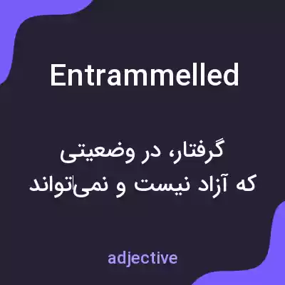 معنی entrammelled به فارسی معنی entrammelled به فارسی