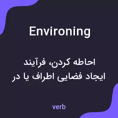 معنی environing به فارسی معنی environing به فارسی