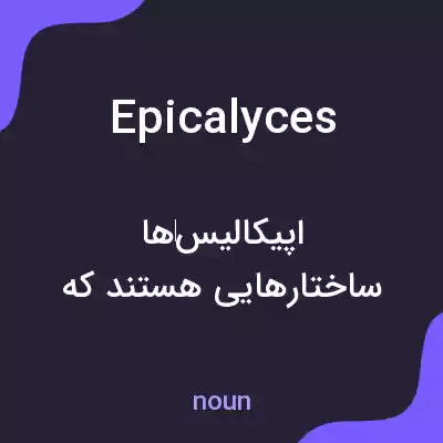 معنی epicalyces به فارسی معنی epicalyces به فارسی