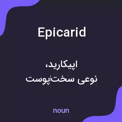 معنی epicarid به فارسی معنی epicarid به فارسی