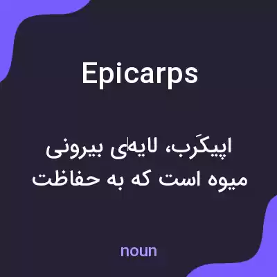 معنی epicarps به فارسی معنی epicarps به فارسی