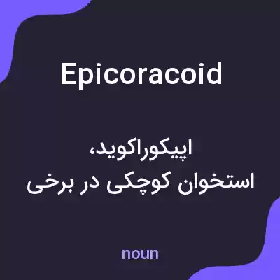معنی epicoracoid به فارسی معنی epicoracoid به فارسی