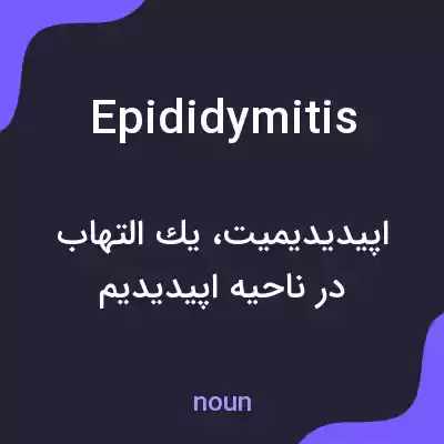 معنی epididymitis به فارسی معنی epididymitis به فارسی