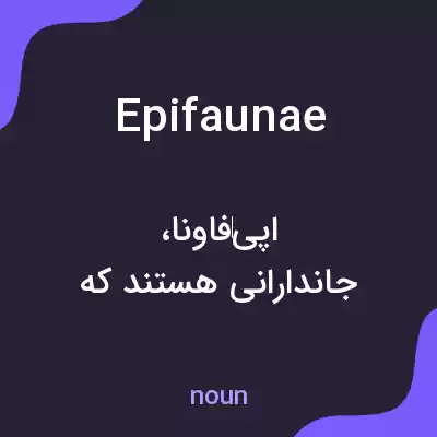 معنی epifaunae به فارسی معنی epifaunae به فارسی