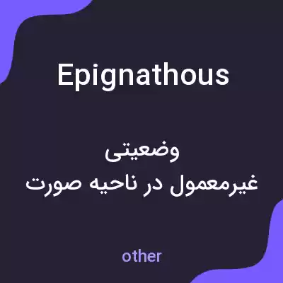 معنی epignathous به فارسی معنی epignathous به فارسی