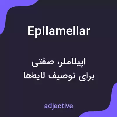 معنی epilamellar به فارسی معنی epilamellar به فارسی