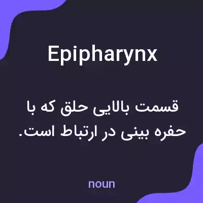 معنی epipharynx به فارسی معنی epipharynx به فارسی
