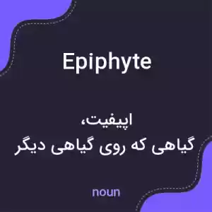 معنی epiphyte به فارسی معنی epiphyte به فارسی