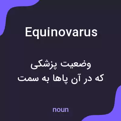 معنی equinovarus به فارسی معنی equinovarus به فارسی