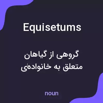 معنی equisetums به فارسی معنی equisetums به فارسی