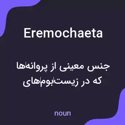 معنی eremochaeta به فارسی معنی eremochaeta به فارسی