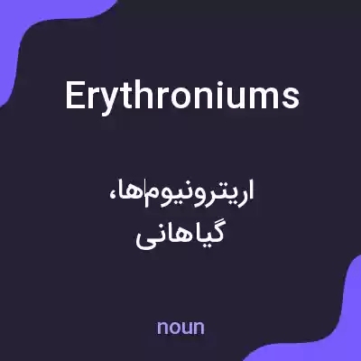 معنی erythroniums به فارسی معنی erythroniums به فارسی