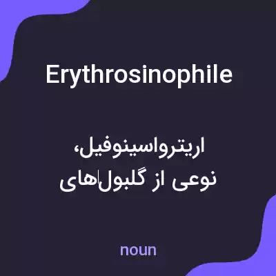 معنی erythrosinophile به فارسی معنی erythrosinophile به فارسی