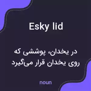 معنی esky lid به فارسی معنی esky lid به فارسی