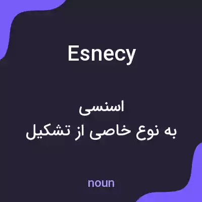 معنی esnecy به فارسی معنی esnecy به فارسی
