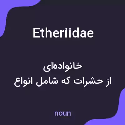 معنی etheriidae به فارسی معنی etheriidae به فارسی