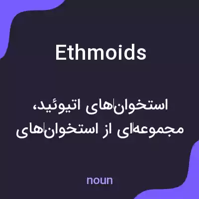 معنی ethmoids به فارسی معنی ethmoids به فارسی
