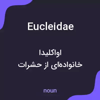 معنی eucleidae به فارسی معنی eucleidae به فارسی