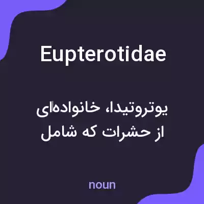 معنی eupterotidae به فارسی معنی eupterotidae به فارسی