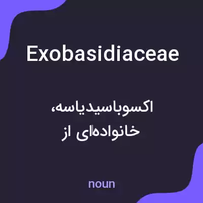 معنی exobasidiaceae به فارسی معنی exobasidiaceae به فارسی