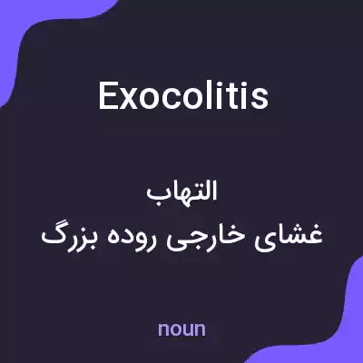 معنی exocolitis به فارسی معنی exocolitis به فارسی