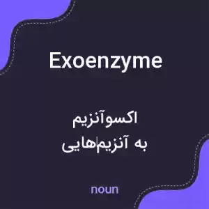 معنی exoenzyme به فارسی معنی exoenzyme به فارسی