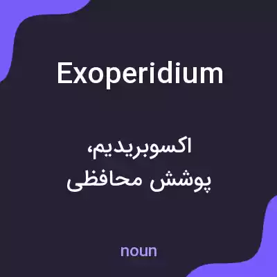 معنی exoperidium به فارسی معنی exoperidium به فارسی