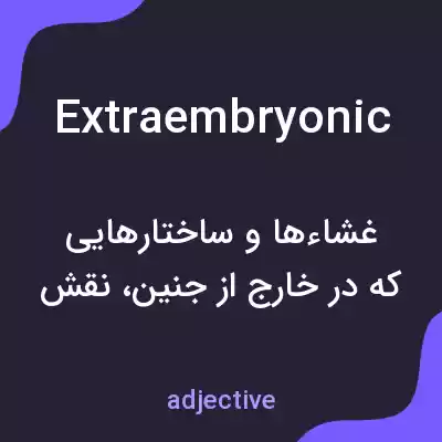 معنی extraembryonic به فارسی معنی extraembryonic به فارسی