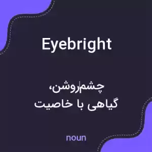 معنی eyebright به فارسی معنی eyebright به فارسی