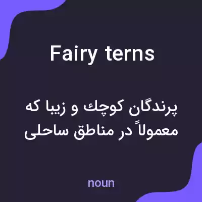 معنی fairy terns به فارسی معنی fairy terns به فارسی