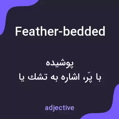 معنی feather-bedded به فارسی معنی feather-bedded به فارسی