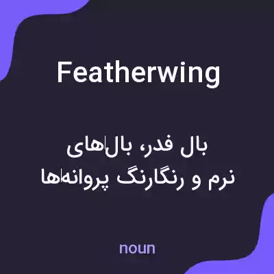 معنی featherwing به فارسی معنی featherwing به فارسی