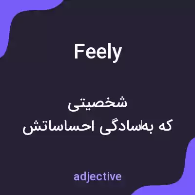 معنی feely به فارسی معنی feely به فارسی