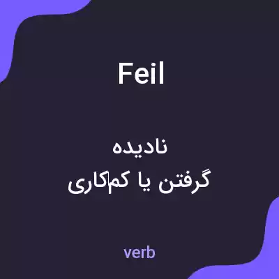 معنی feil به فارسی معنی feil به فارسی